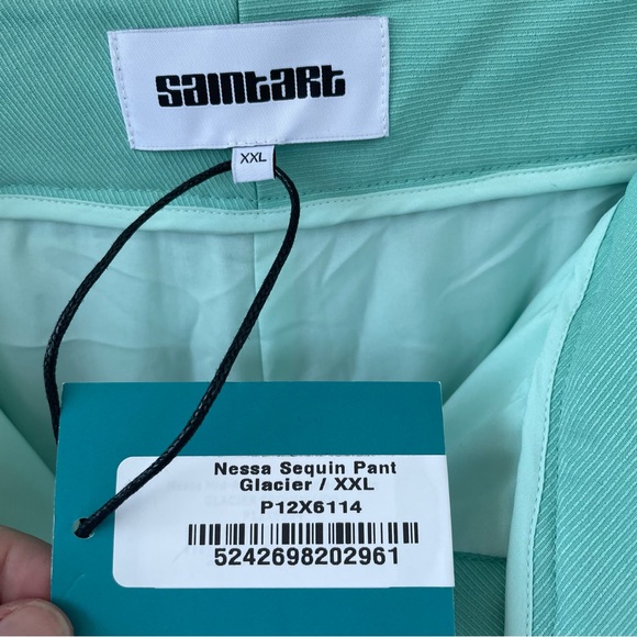 Saint Art NESSA Sequin Pant in Glacier Size XXL (NWT) - Picture 6 of 8